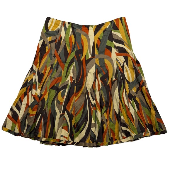 Kenneth Cole Dresses & Skirts - Artsy A-line Skirt Women's Size 8 Flowy Maxi Flared Boho Indie Kenneth Cole